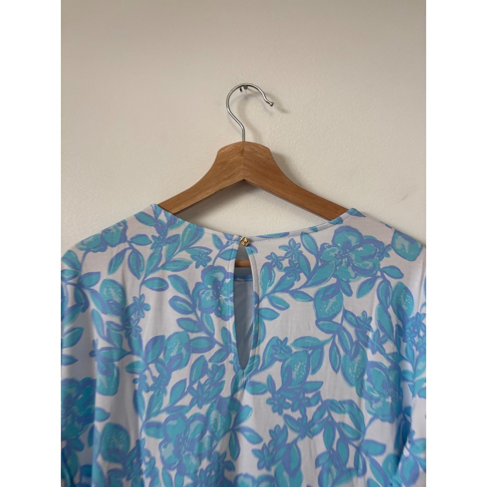 Lilly Pulitzer Shaw Dress – Jacaranda Blue Simply The Zest – Size Medium – NWT - Picture 7 of 7